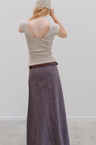 Sedona Linen Skirt - Ash