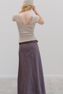 Sedona Linen Skirt - Ash