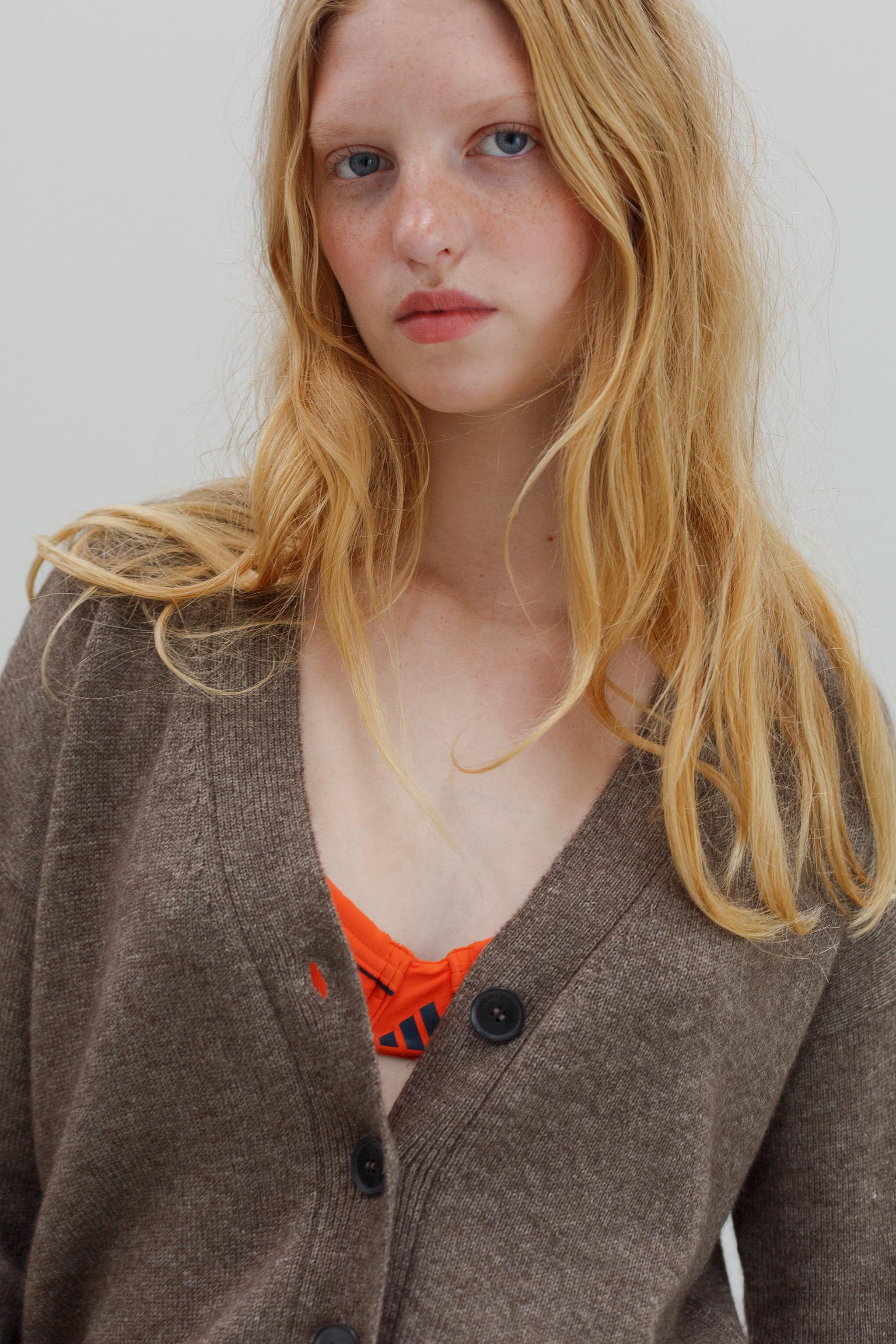 Aida Yak Cardigan - Bark