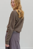Aida Yak Cardigan - Bark