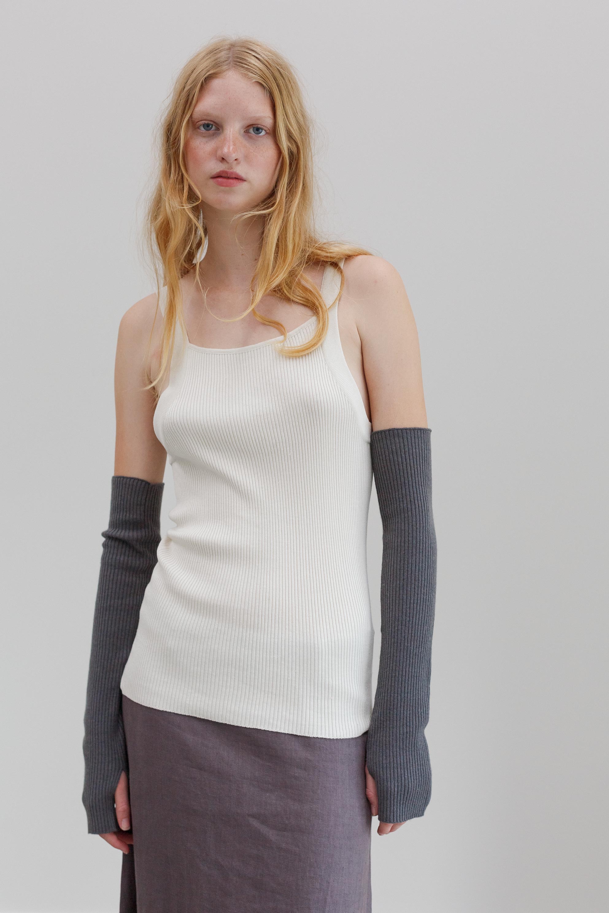 Song Silk Cotton Top - Shell