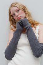 Deda Cashmere Gloves - Marl Grey