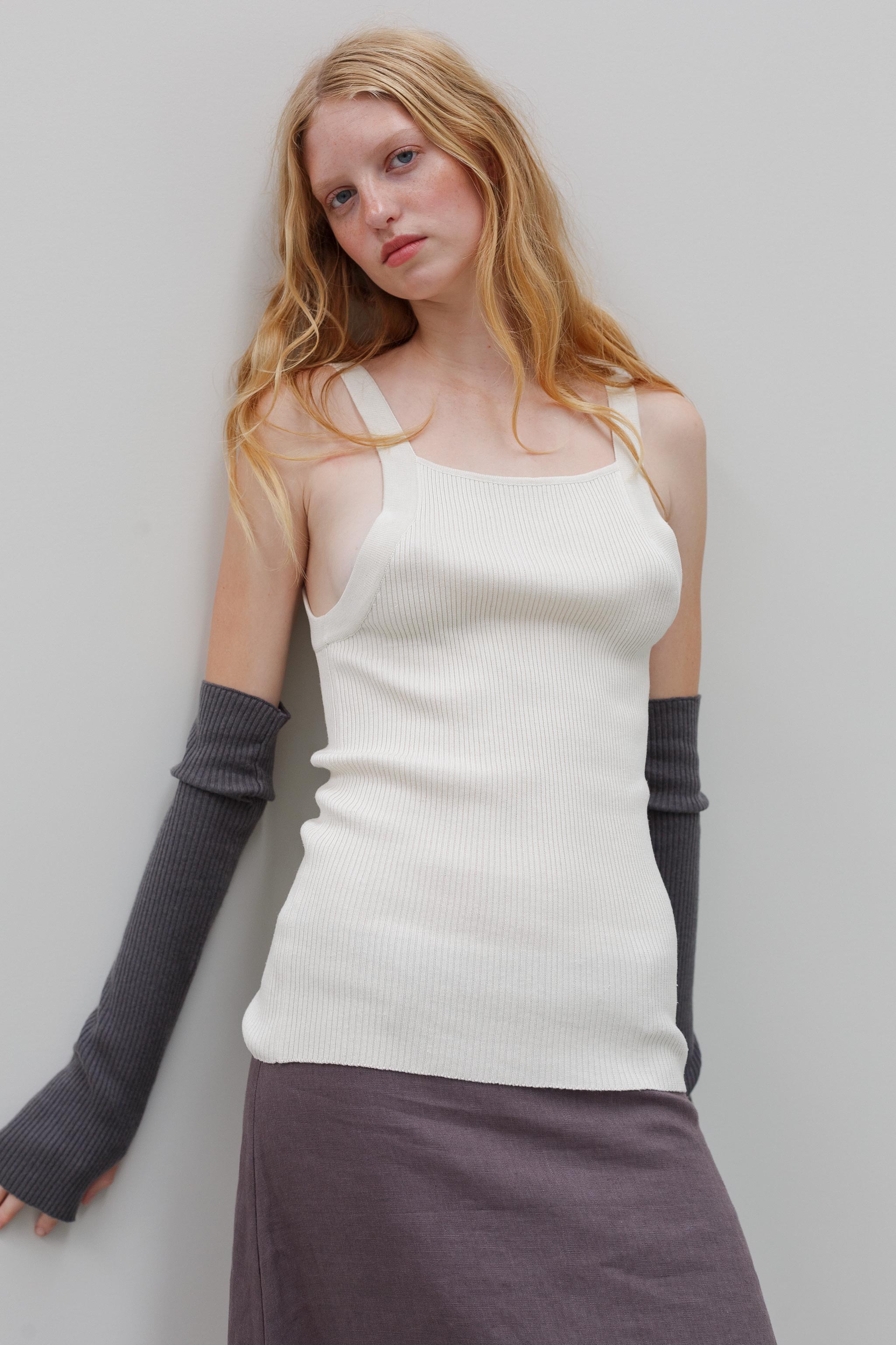 Song Silk Cotton Top - Shell