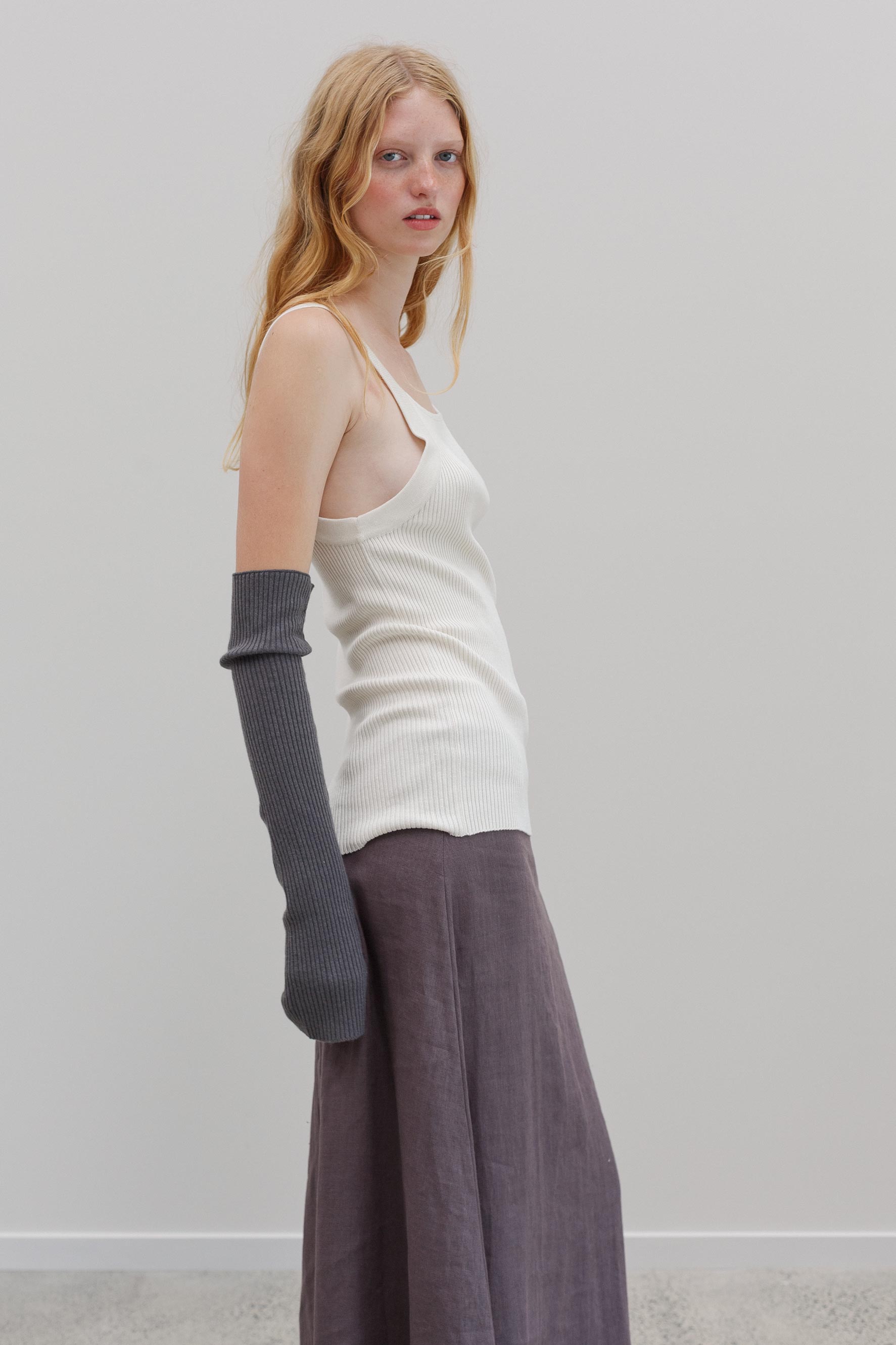 Song Silk Cotton Top - Shell