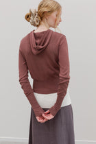 Wes Silk Cotton Hoodie - Sumac