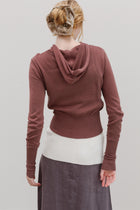 Wes Silk Cotton Hoodie - Sumac