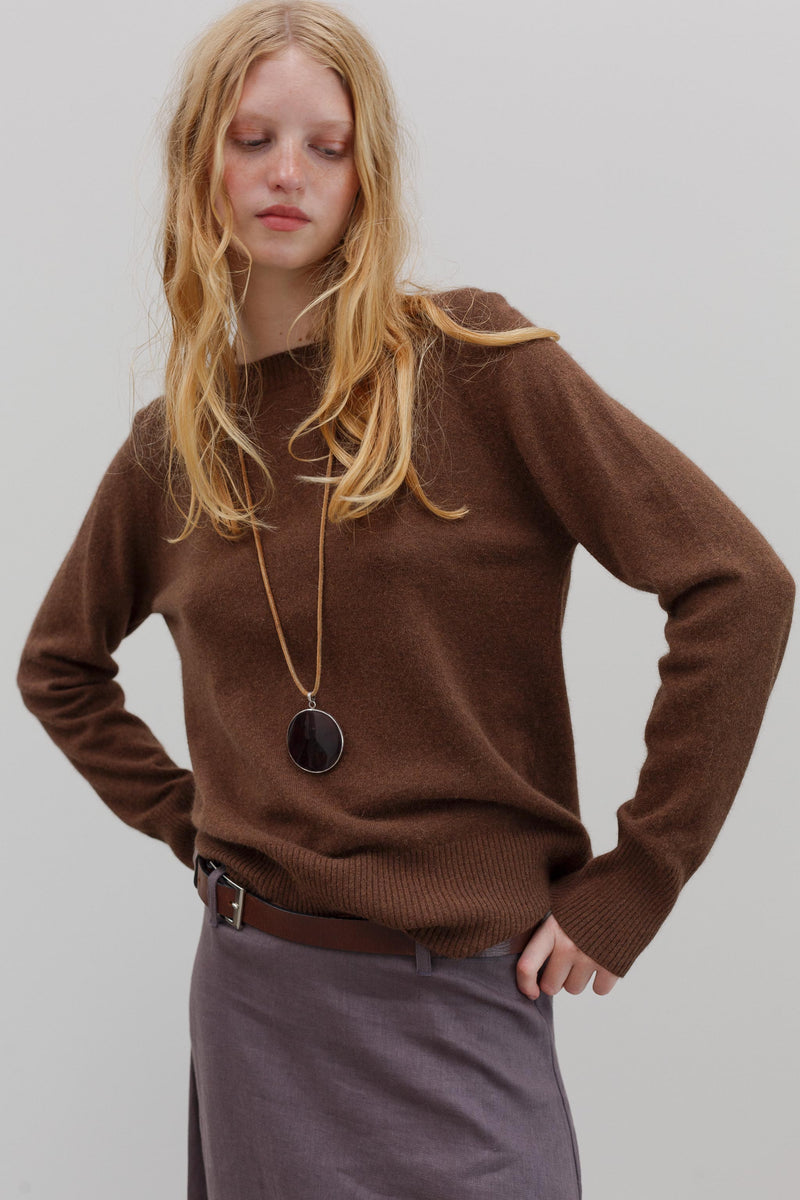 Leith Perino Jumper - Husk