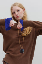 Shiki Silk Cashmere Cuffs - Lazuli