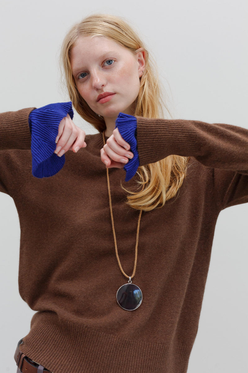 Shiki Silk Cashmere Cuffs - Lazuli