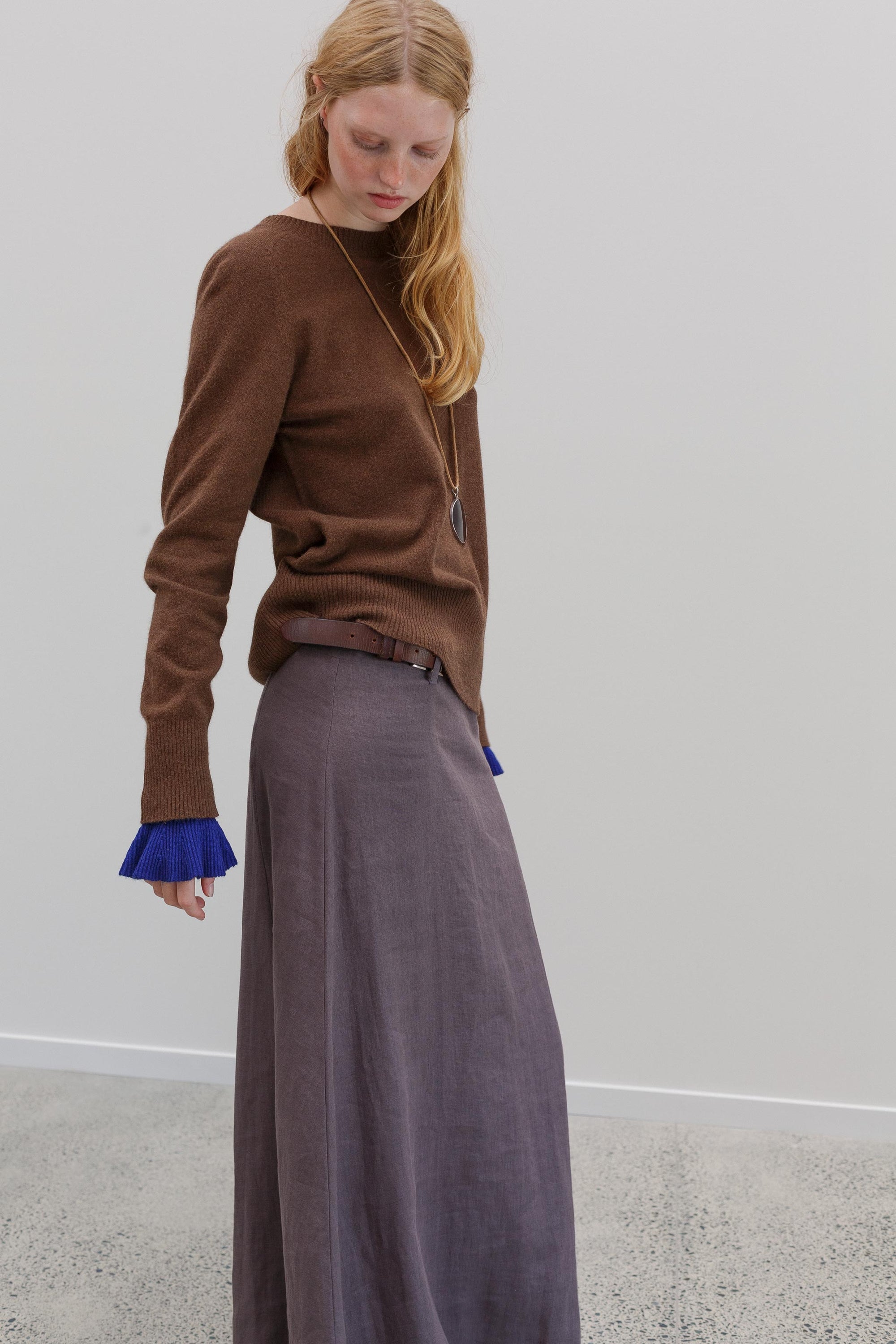 Shiki Silk Cashmere Cuffs - Lazuli