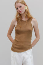 Amore Linen Top - Honey
