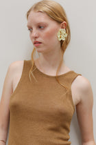 Amore Linen Top - Honey