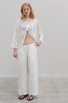 Yudi Linen Pants - Rice Paper