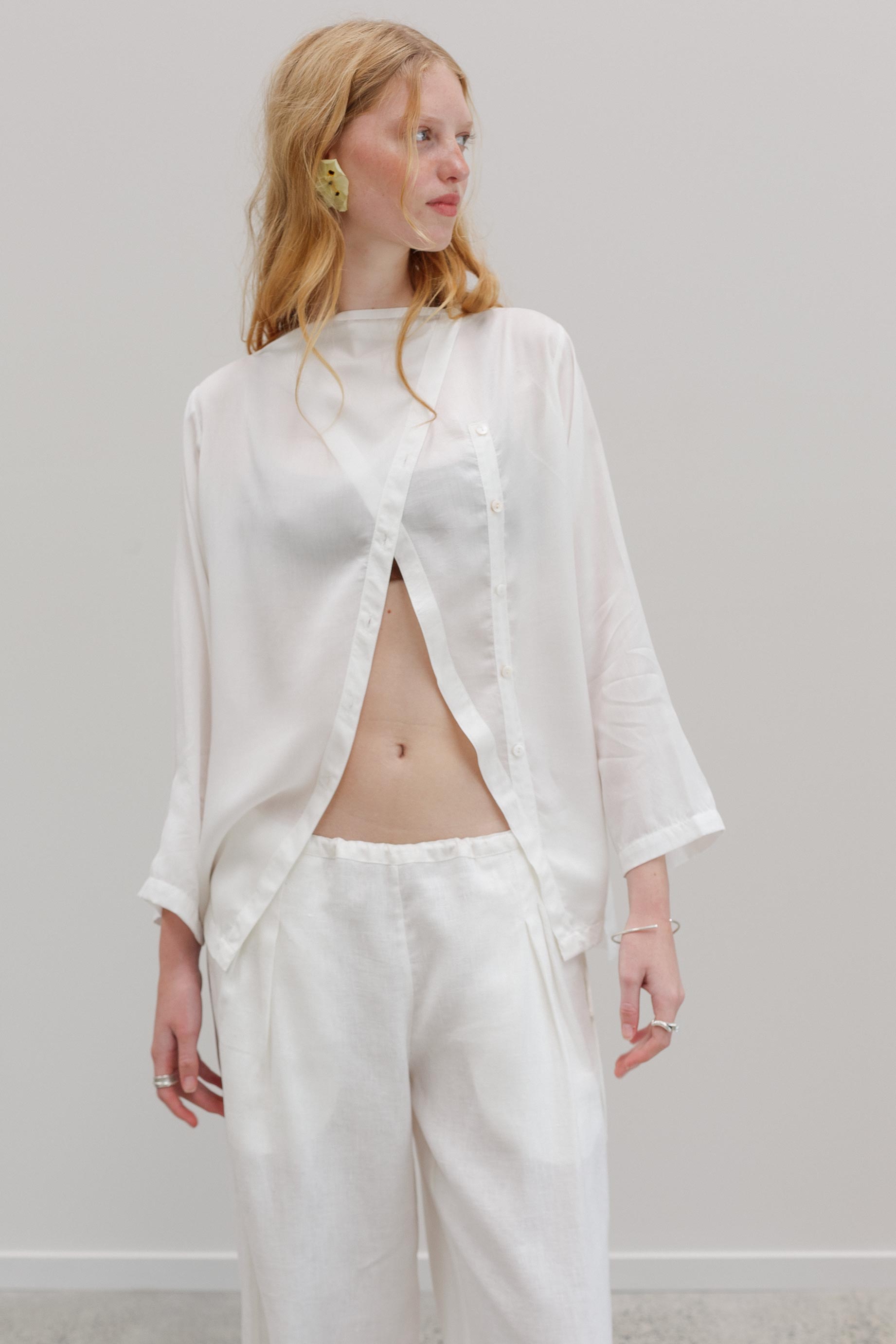 Phlox Tencel Blouse - White