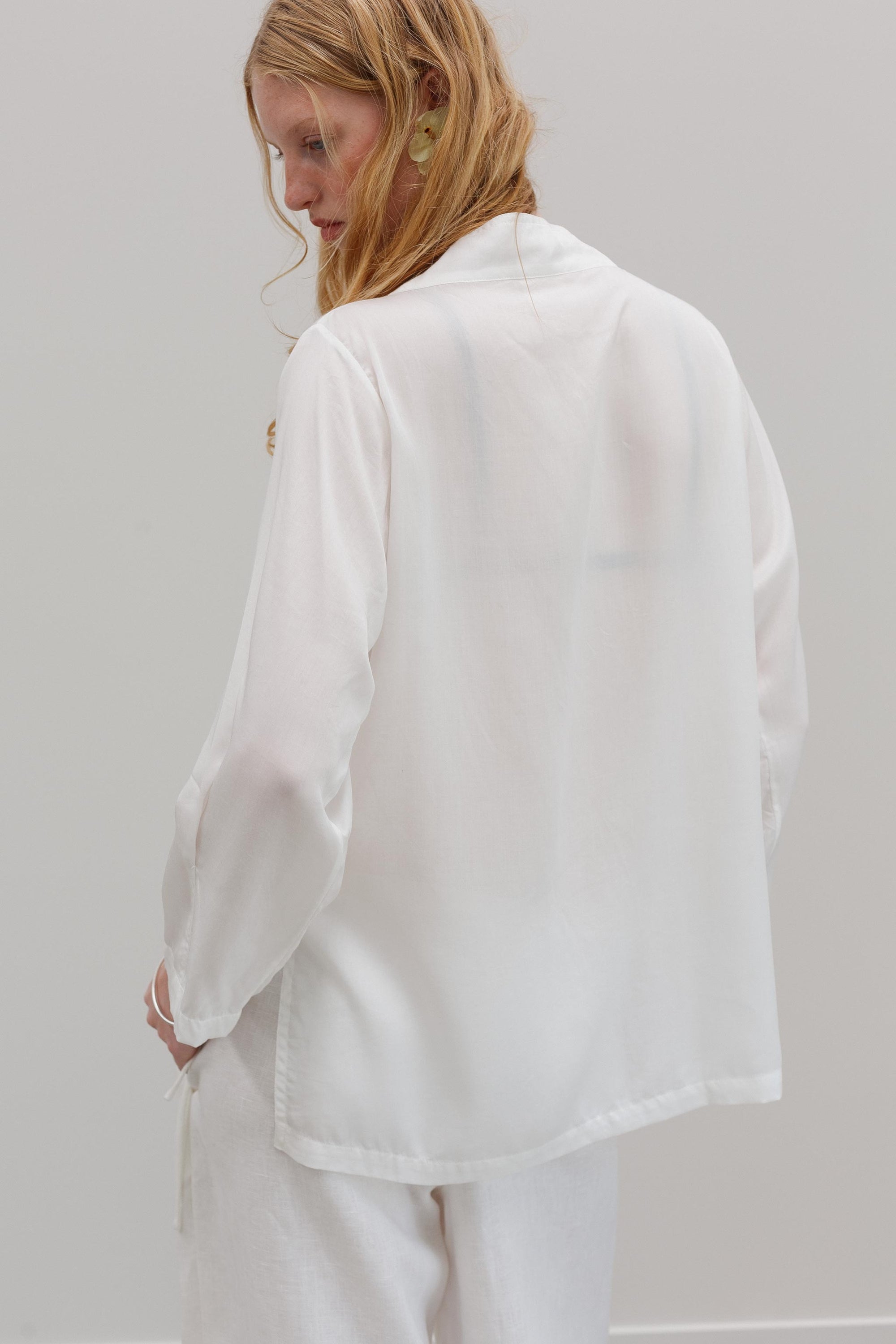 Phlox Tencel Blouse - White