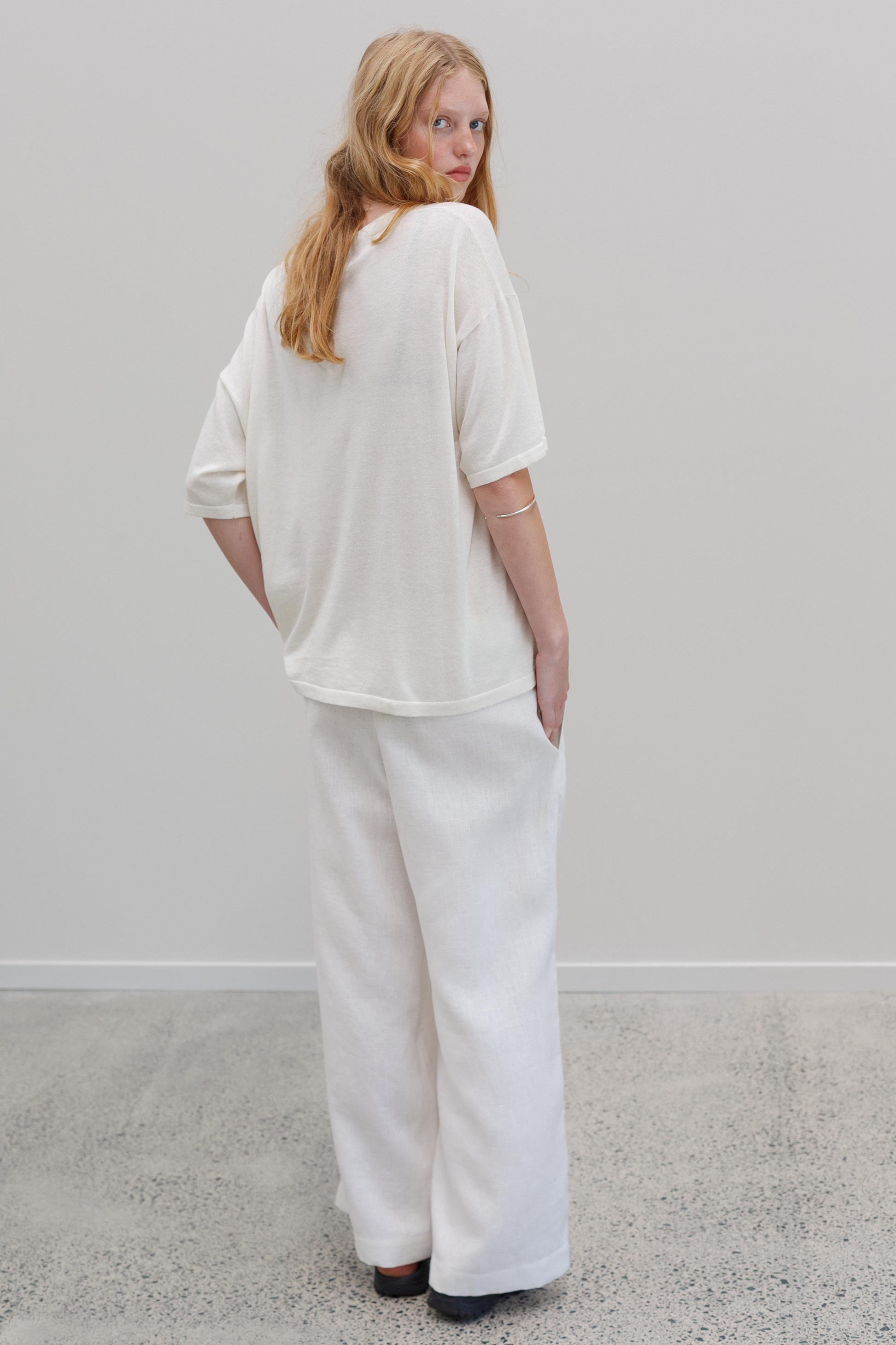 Yudi Linen Pants - Rice Paper