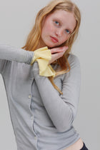 Shiki Silk Cashmere Cuffs - Butter