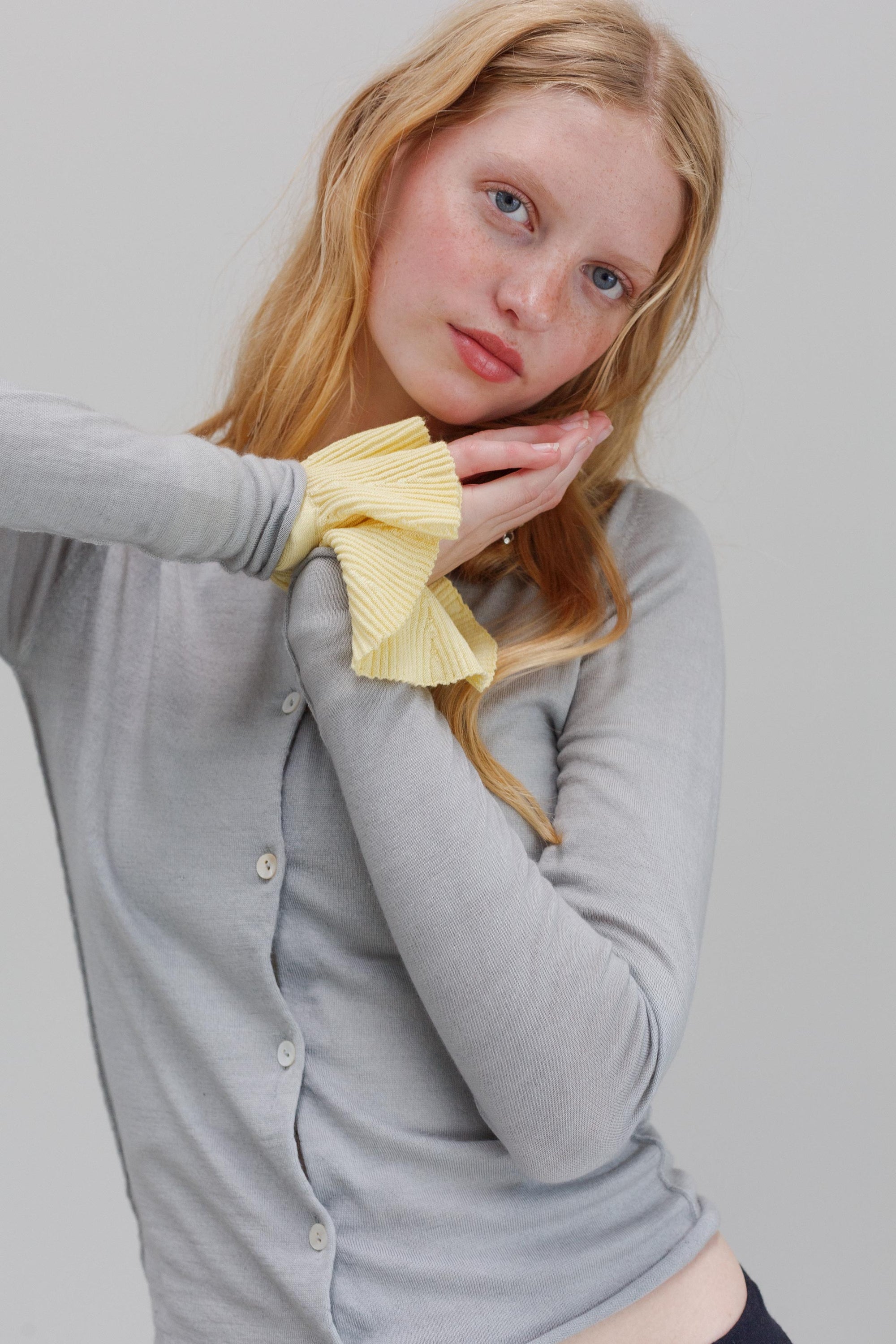 Shiki Silk Cashmere Cuffs - Butter