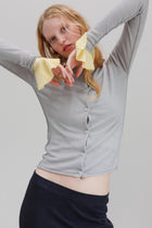 Shiki Silk Cashmere Cuffs - Butter