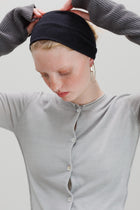 Rei Silk Cashmere Band - Noir