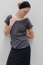 Balette Silk Cotton Top - Shadow