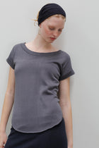 Balette Silk Cotton Top - Shadow