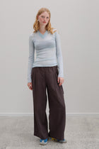 Yudi Linen Pants - Clove Brown