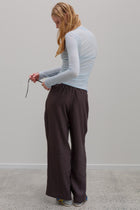Yudi Linen Pants - Clove Brown