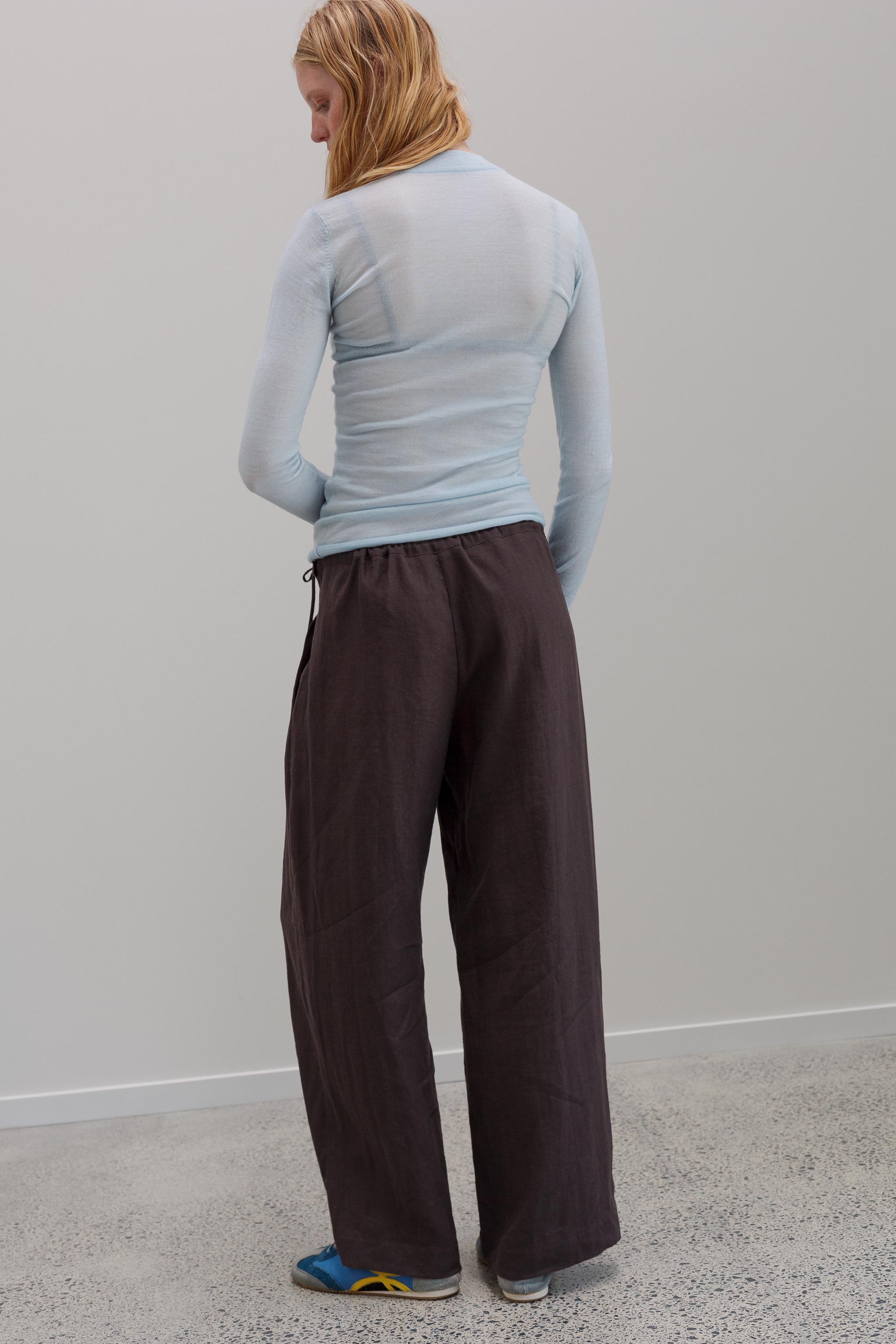 Yudi Linen Pants - Clove Brown