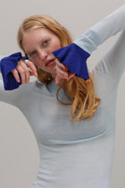 Shiki Silk Cashmere Cuffs - Lazuli