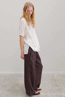 Rose Petal Tencel Blouse - White