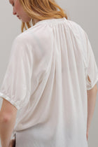 Rose Petal Tencel Blouse - White