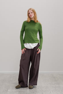 Yudi Linen Pants - Clove Brown