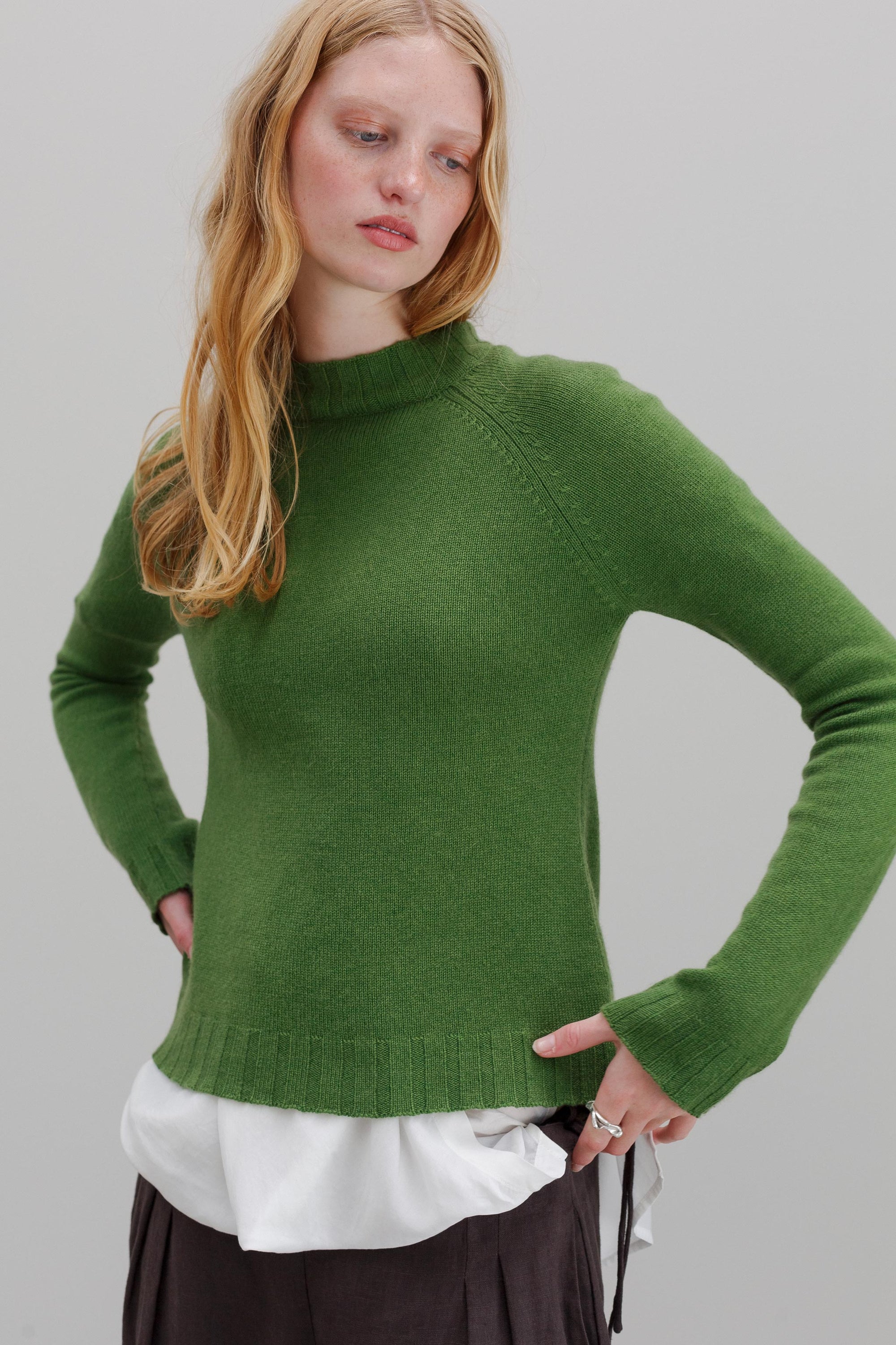 Holiday Cashmere Jumper - Green
