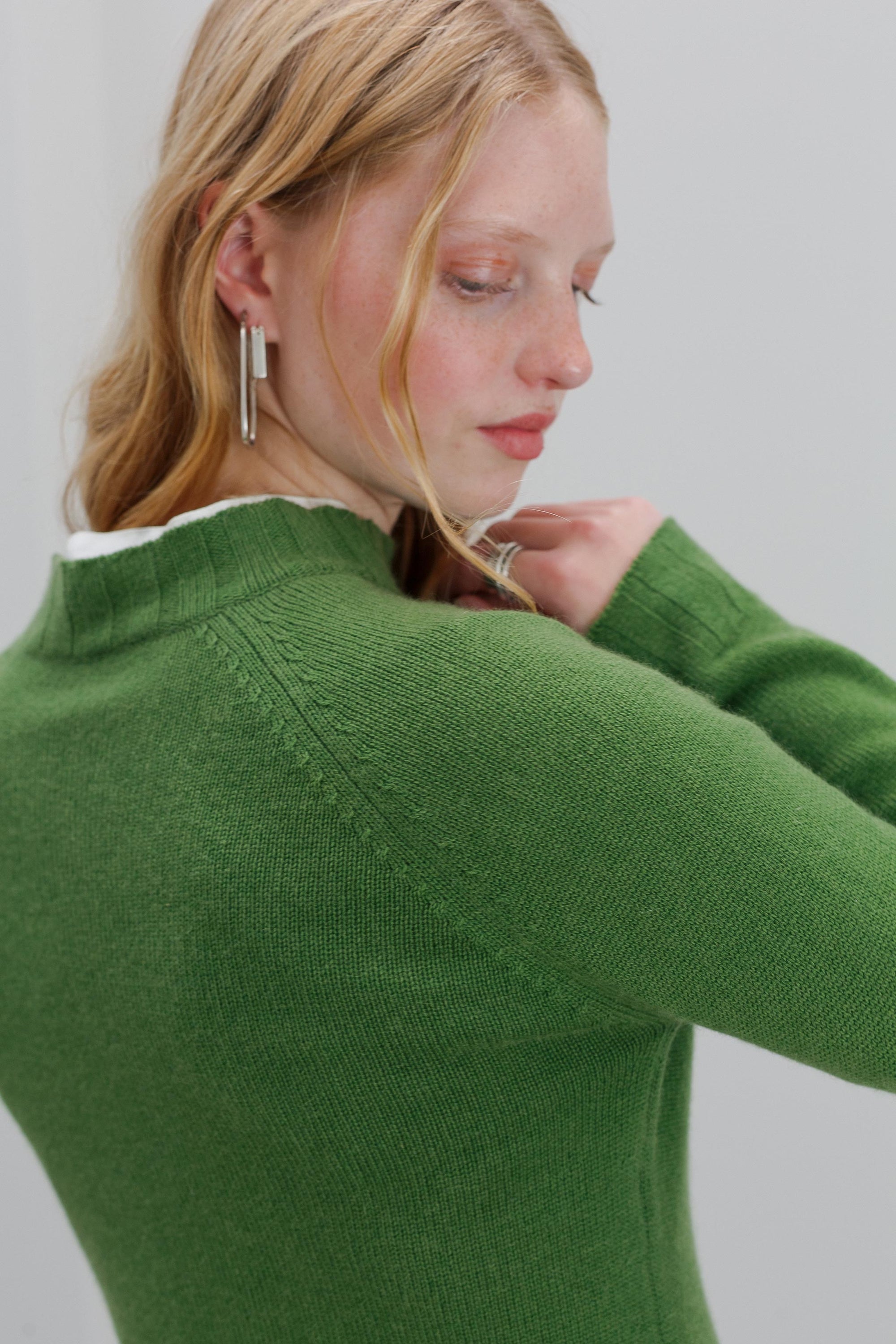 Holiday Cashmere Jumper - Green