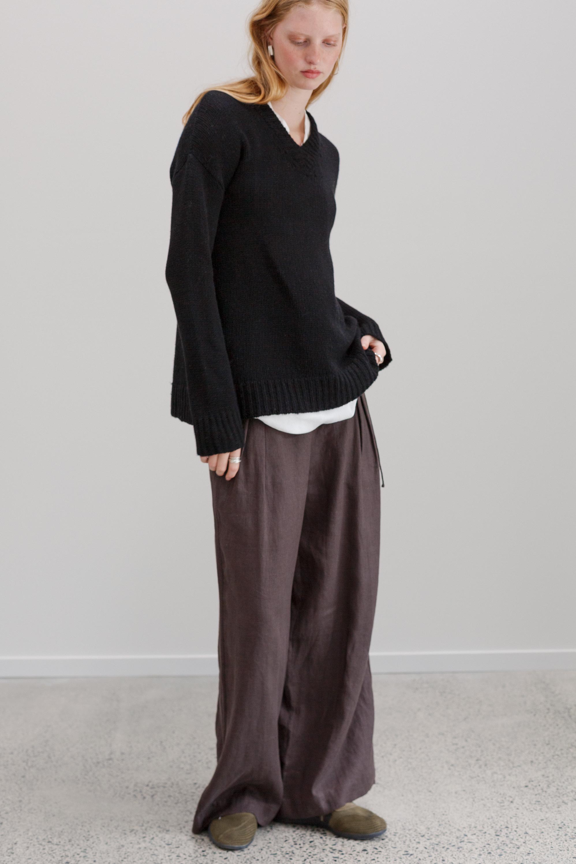 Kumi Merino Jumper - Black