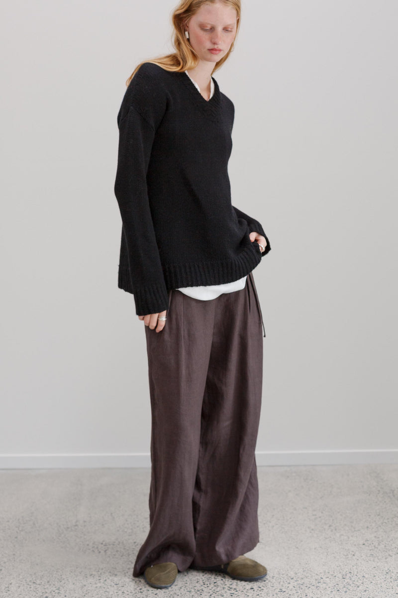 Kumi Merino Jumper - Black