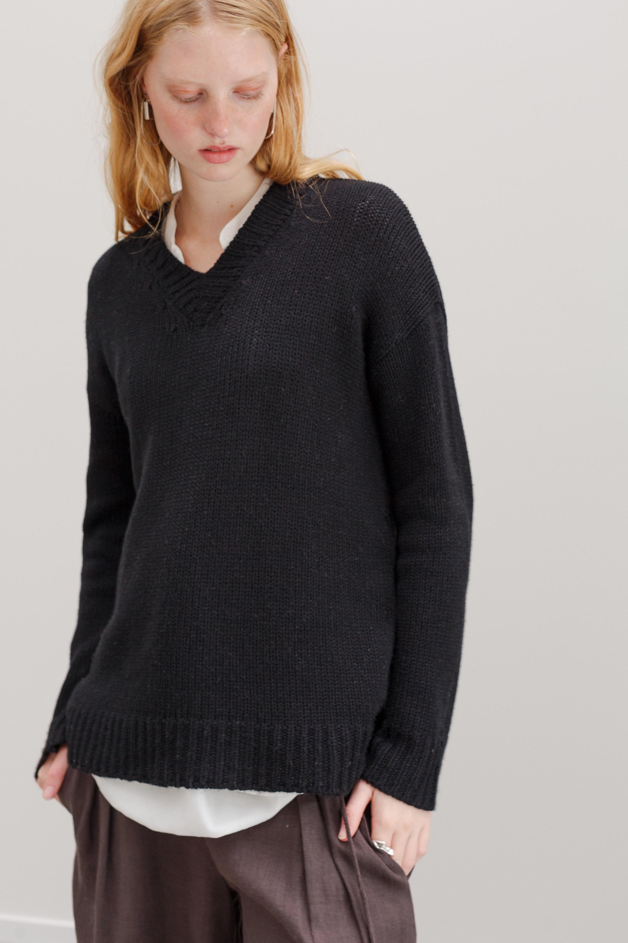 Kumi Merino Jumper - Black