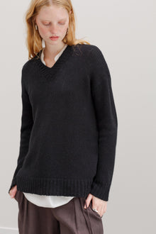 Kumi Merino Jumper - Black