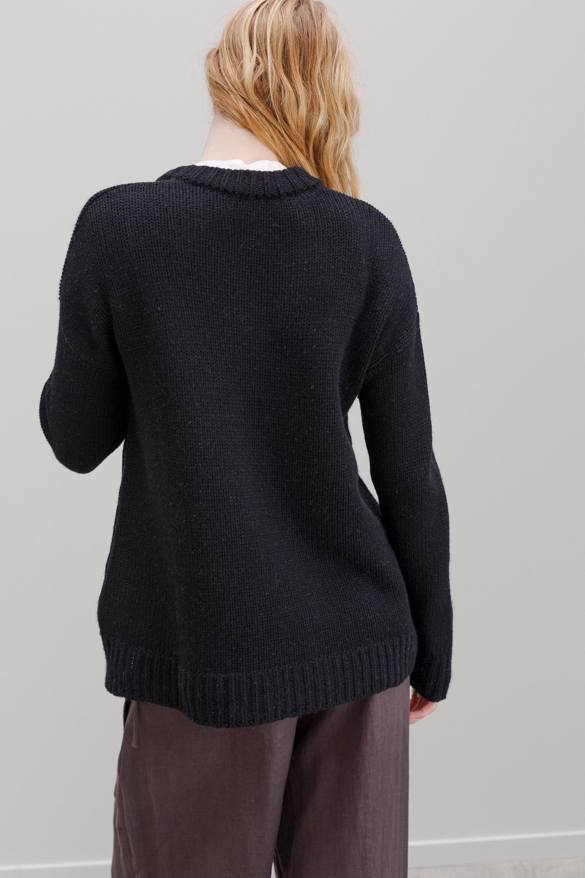 Kumi Merino Jumper - Black