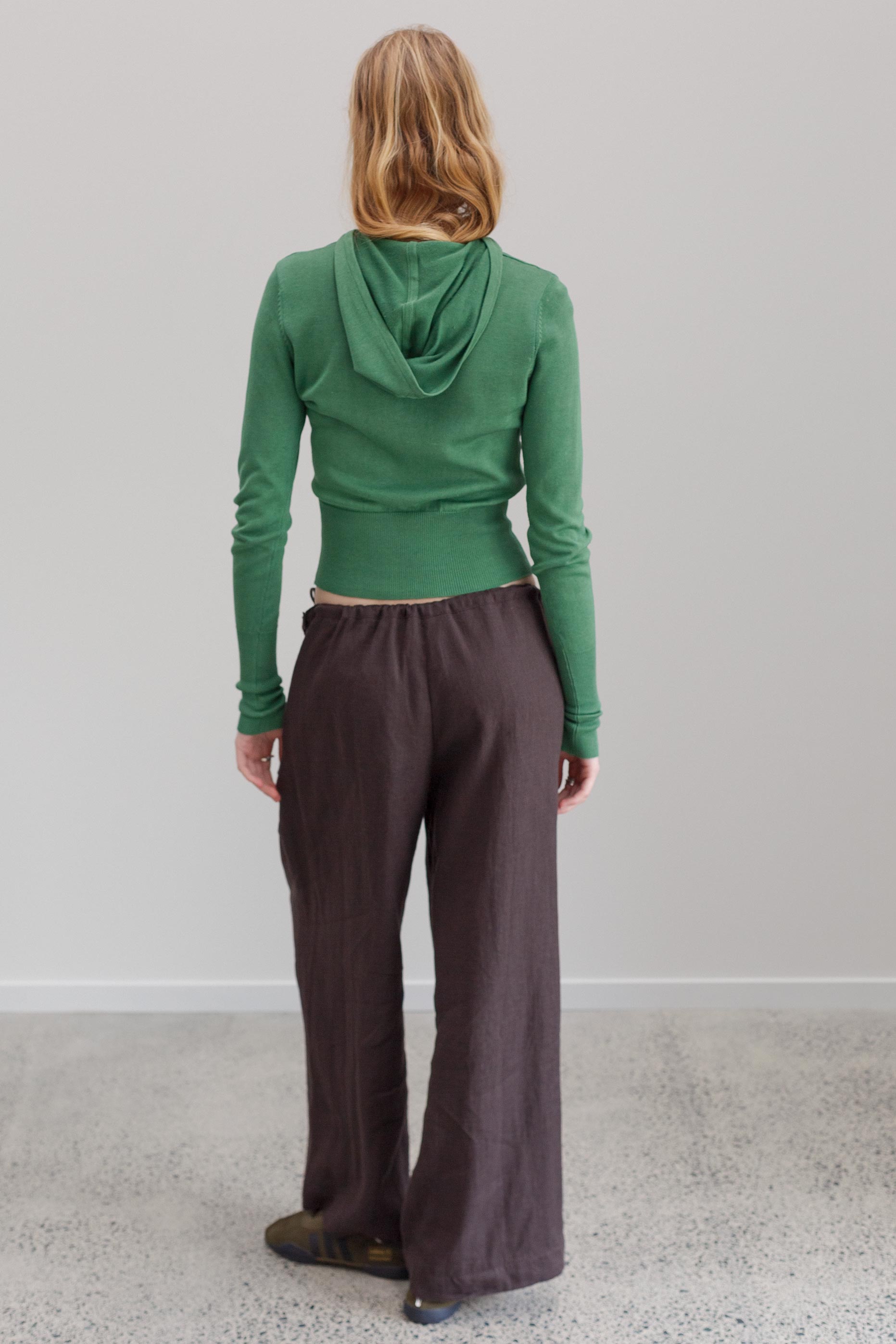 Wes Silk Cotton Hoodie - Fresh Green