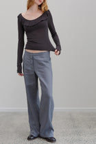 Leeway Linen Pants - Slate
