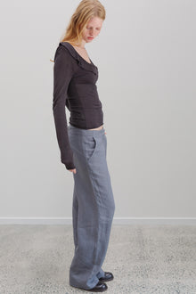 Leeway Linen Pants - Slate