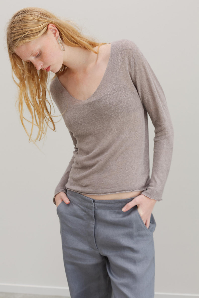 Yana Linen Sweater - Whip