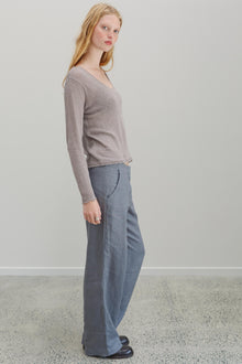 Leeway Linen Pants - Slate