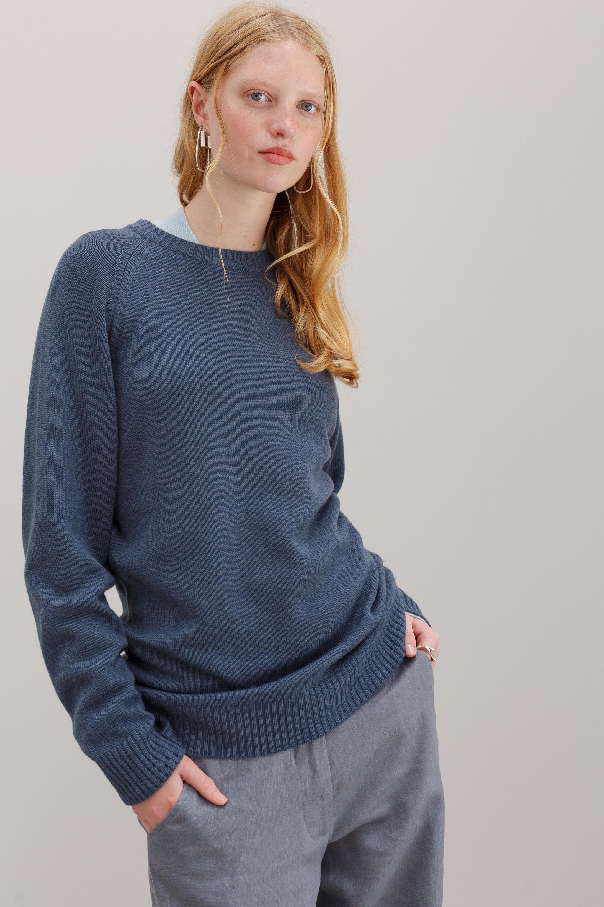 Kove Cashmere Jumper - French Blue