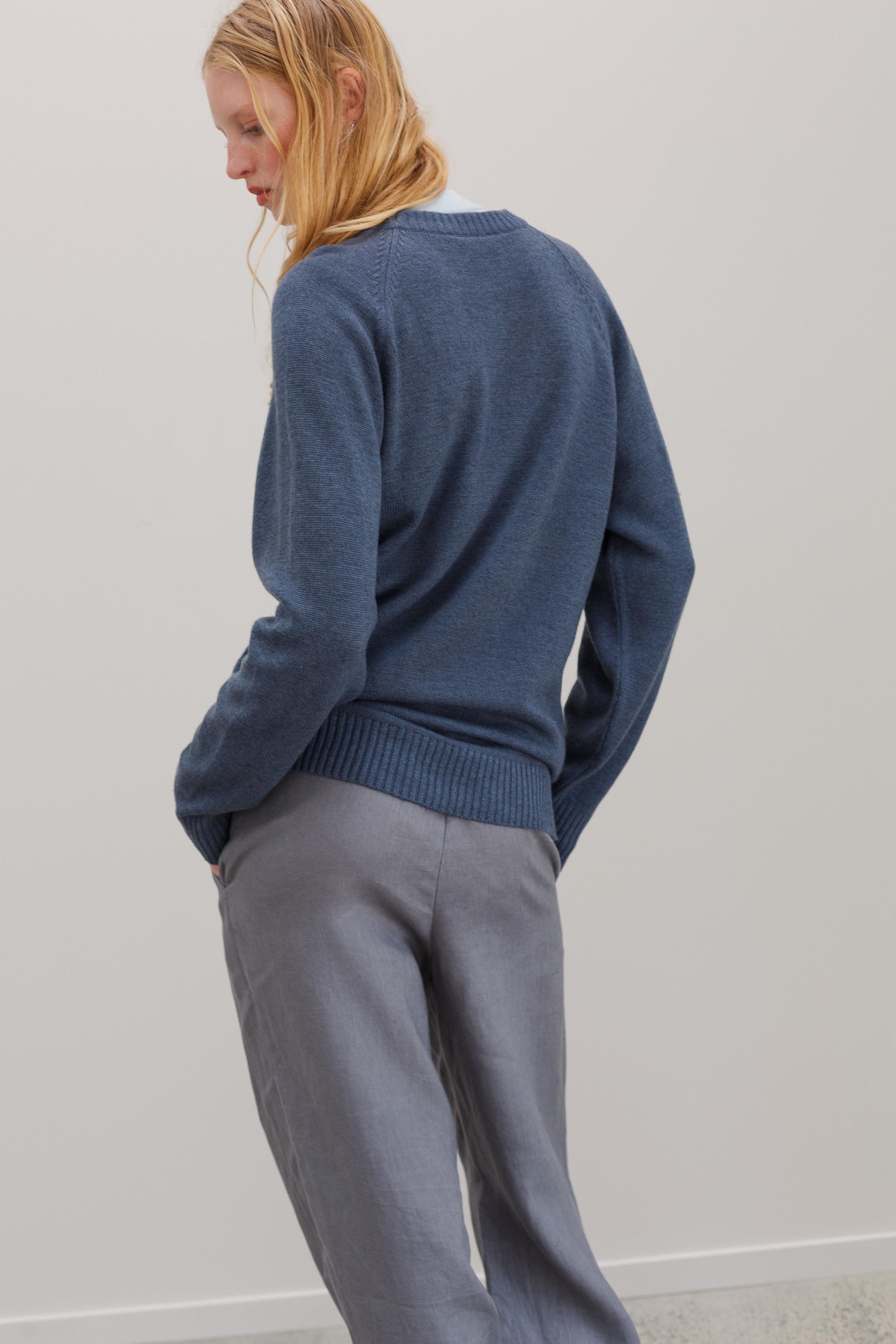Kove Cashmere Jumper - French Blue
