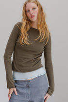 Maya Cotton Jumper - Olive