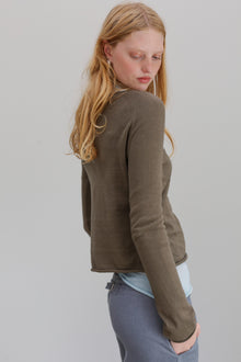 Maya Cotton Jumper - Olive