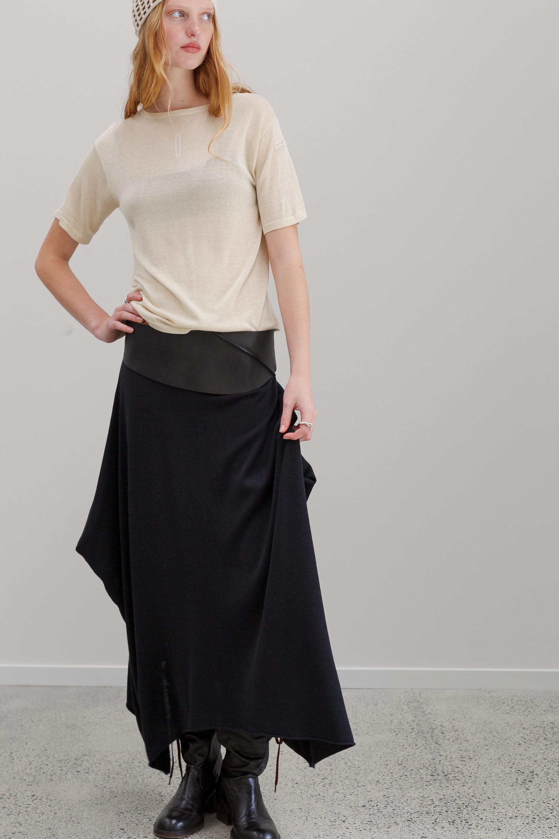 Enso Organic Cotton Skirt - Black